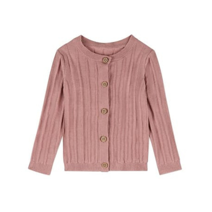 MiniMoi 3D Striped Knit Cardigan - INT10041