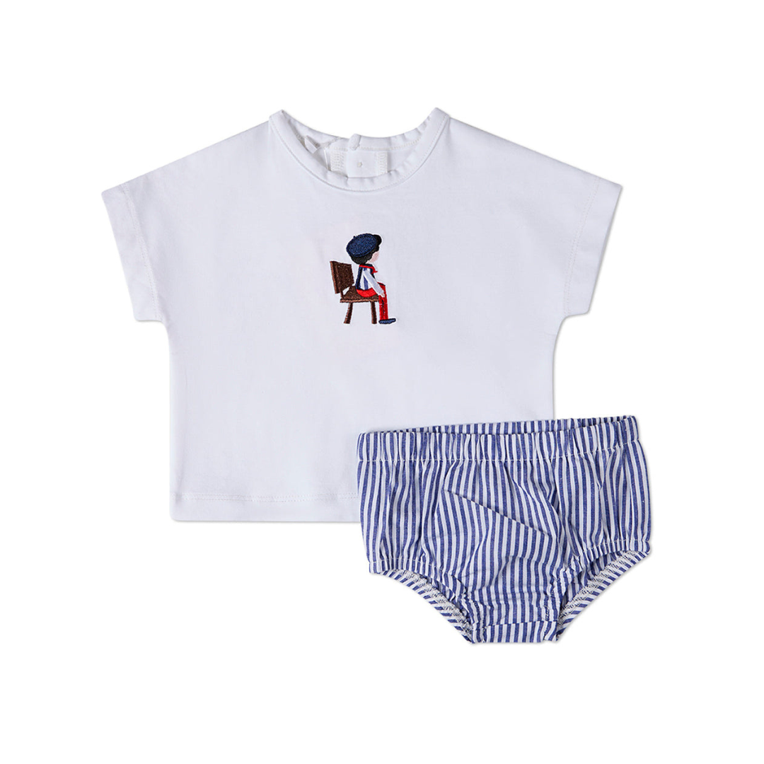 MiniMoi The Boy`s Favorite Seat 2 Pc Bloomer Set - INV10110