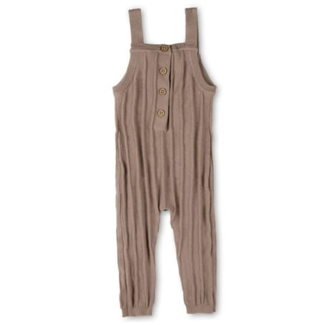 MiniMoi 3D Striped Knit Jumpsuit - IVT10137