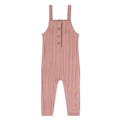 MiniMoi 3D Striped Knit Jumpsuit - IVT10137