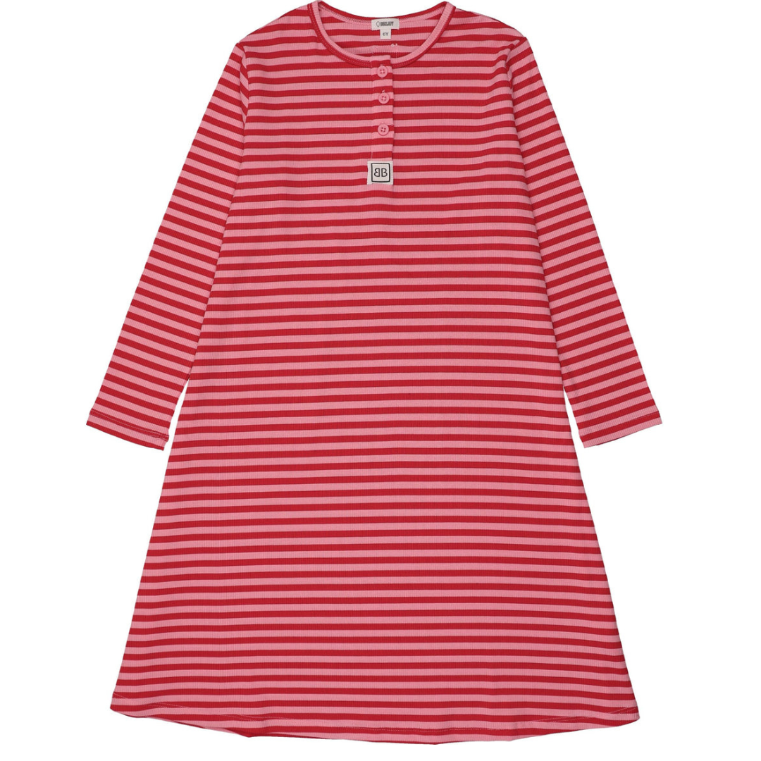 Bonjoy Stripe Squad Nightgown - BPSS26016N