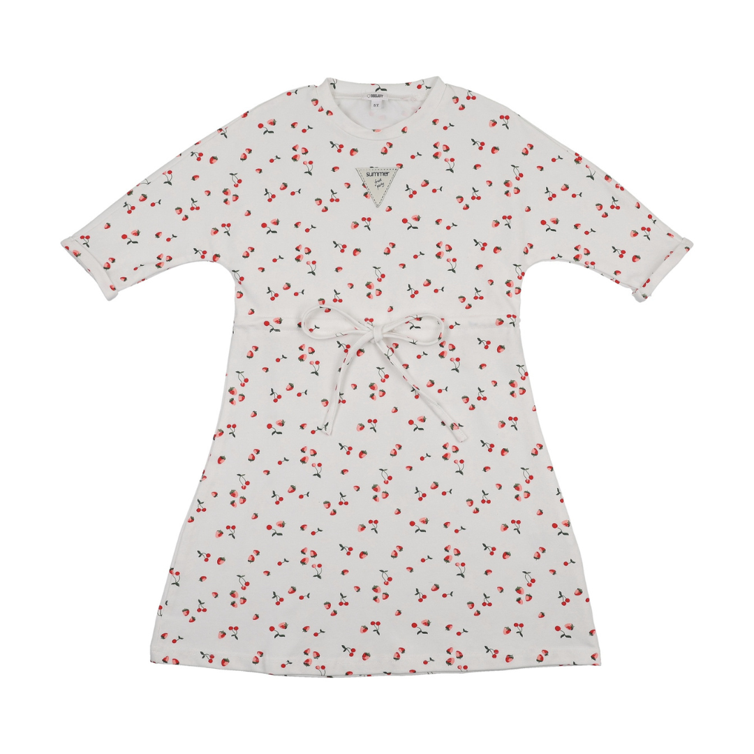 Bonjoy Fruit Party 3/4 Sleeve Dress - BTSS26026D