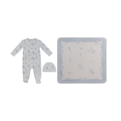 Kipp Baby Toile Footie 3PC Set - TD3330RHB