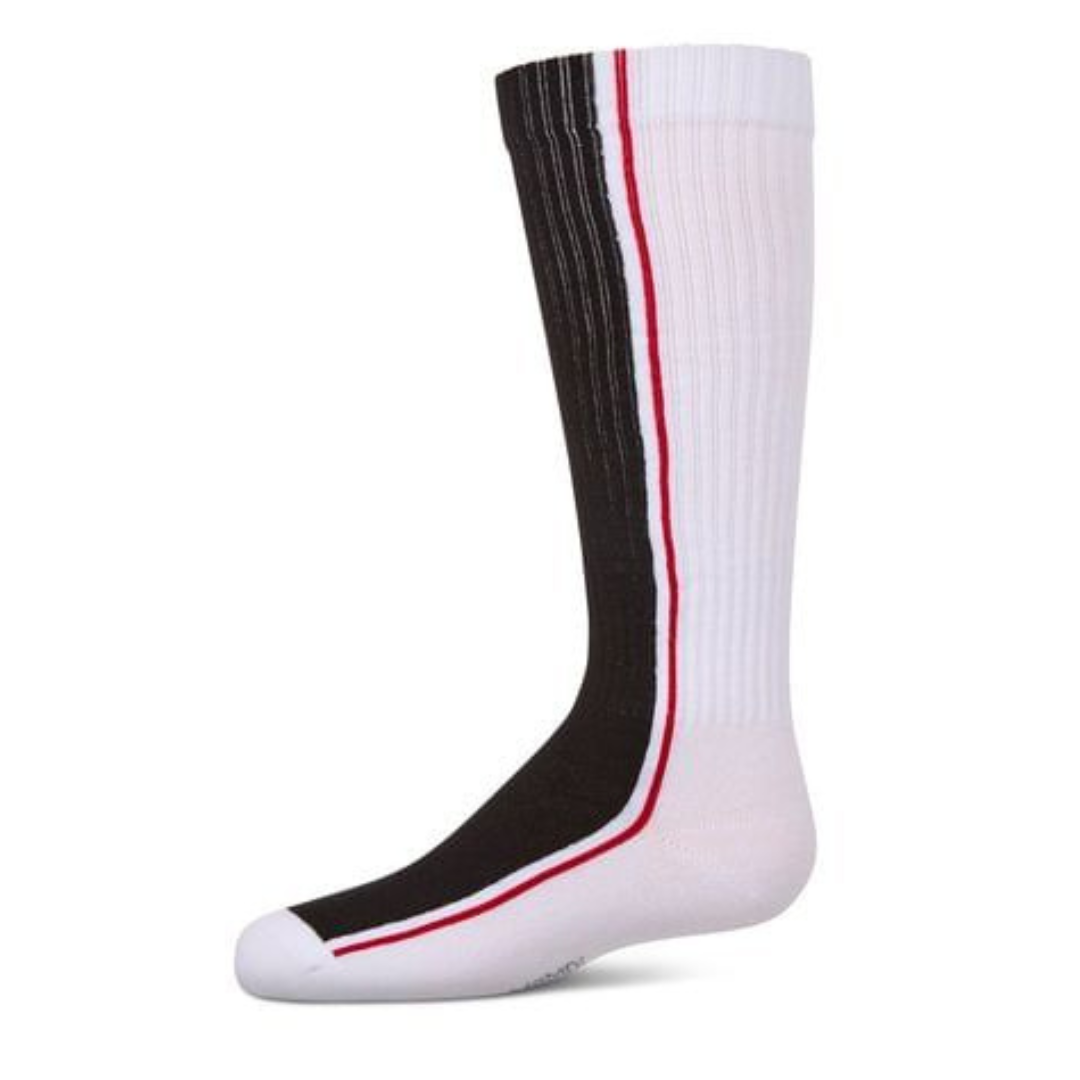Memoi Color Block Stripe Knee High - MKF-7173