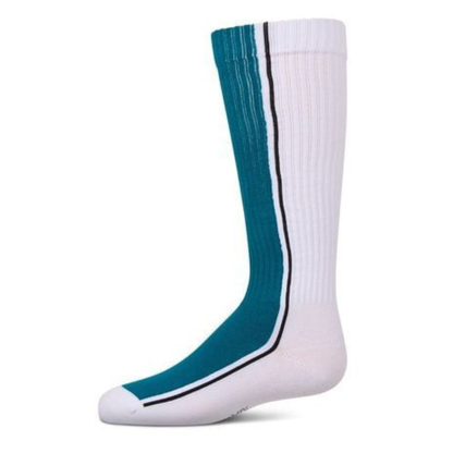 Memoi Color Block Stripe Knee High - MKF-7173