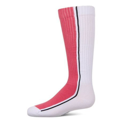 Memoi Color Block Stripe Knee High - MKF-7173