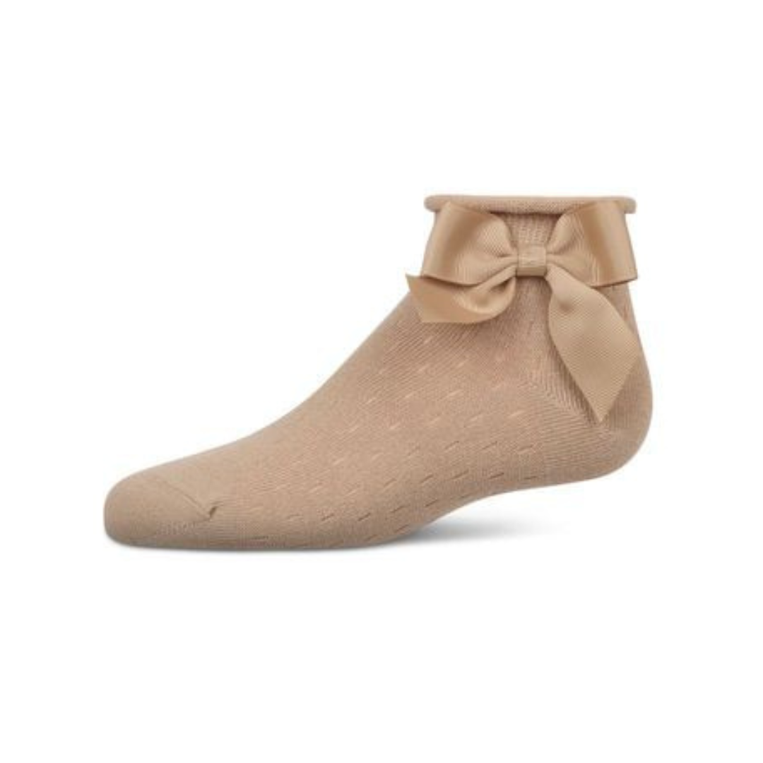 Memoi Drop Stich Scalloped Anklet - MKF-6081