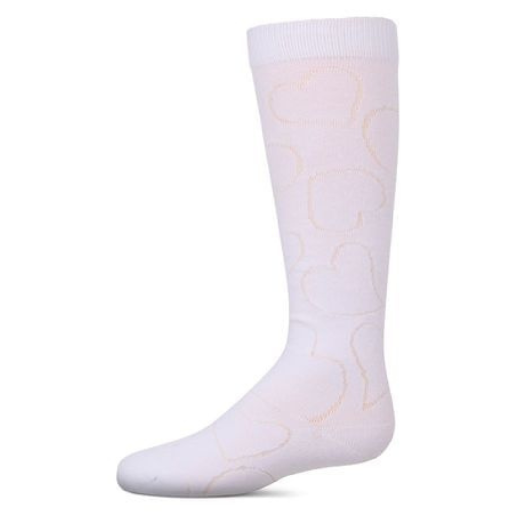 Memoi Multi Heart Knee High - MKF-7182
