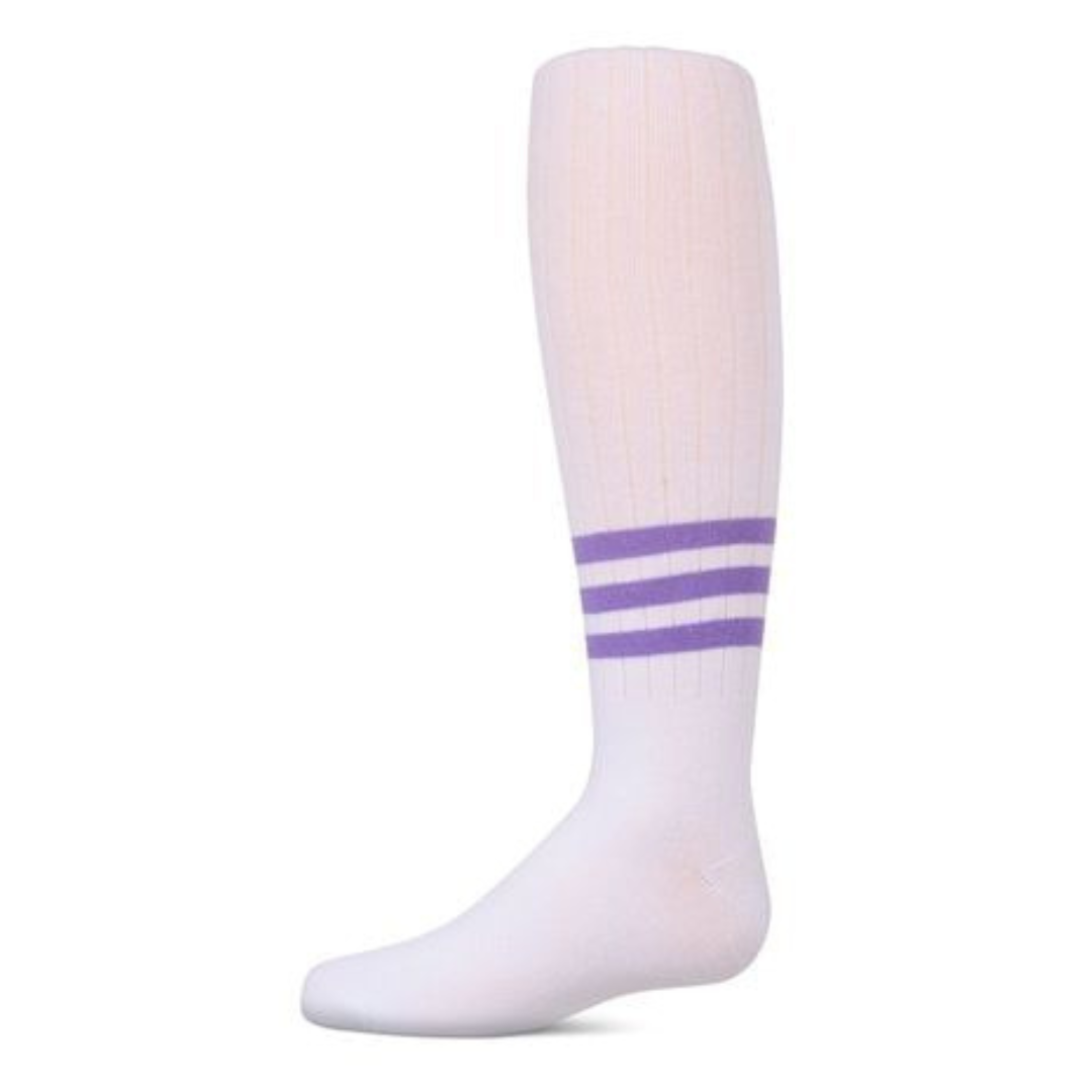 Memoi Bright Stripe Cotton Tights - MKF-4072