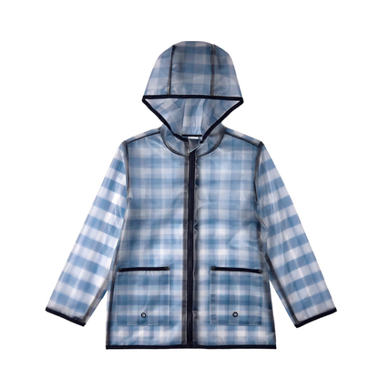 Memoi Checkmate Kids Raincoat with Pouch - MKA-1050