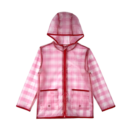 Memoi Checkmate Kids Raincoat with Pouch - MKA-1050
