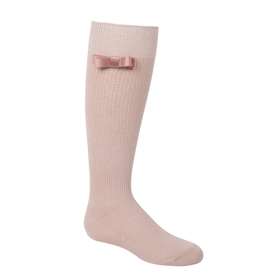 Zubii Flat Satin Bow Knee - 1202-Z
