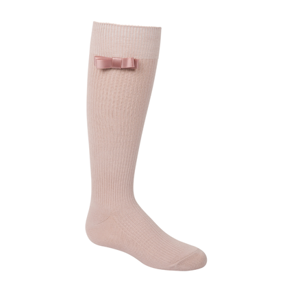 Zubii Flat Satin Bow Knee - 1202-Z
