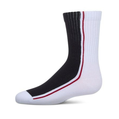 Memoi Color Block Stripe Crew - MKF-6071