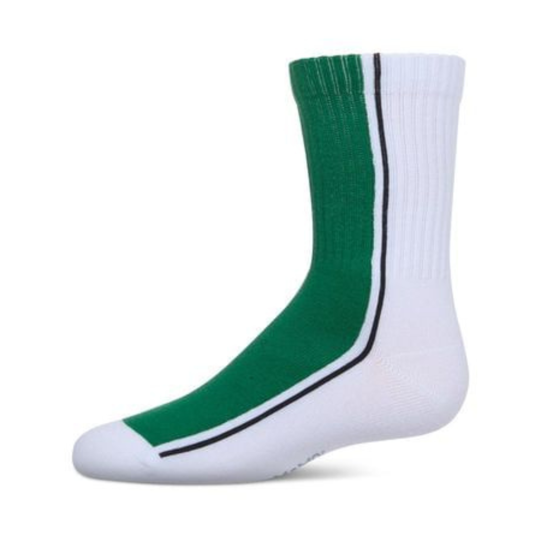 Memoi Color Block Stripe Crew - MKF-6071