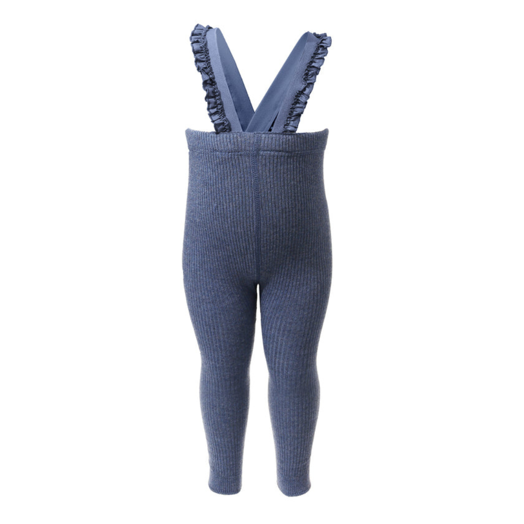Zubii Ribbed Ruffle Overall Long - Z950