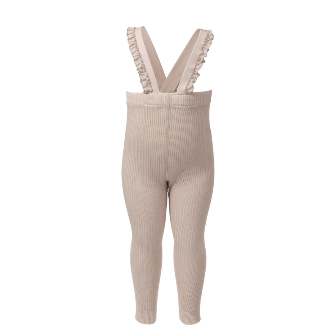 Zubii Ribbed Ruffle Overall Long - Z950