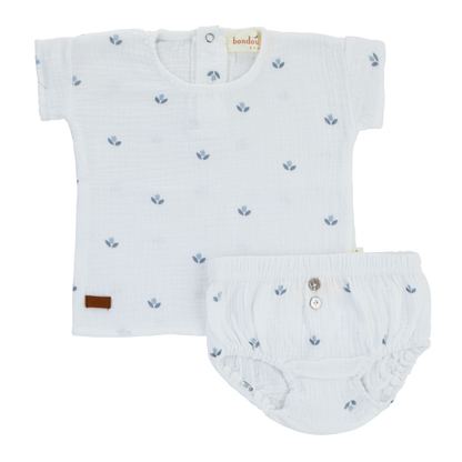 Bondoux Printed Muslin Short Set - S25-365ST