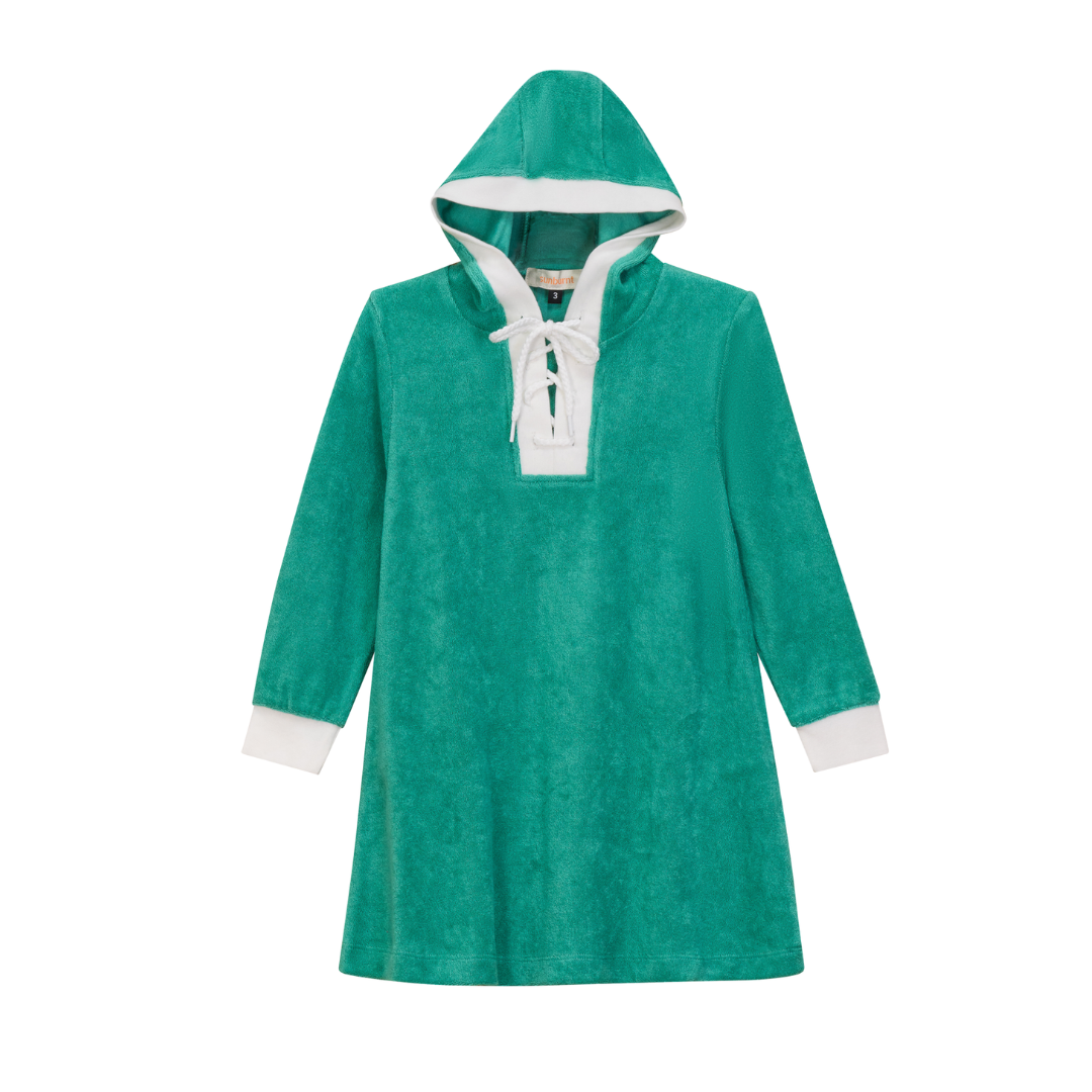 Sunburnt Girls Cotton Terry Hoodie Dress - SB5CY2624D