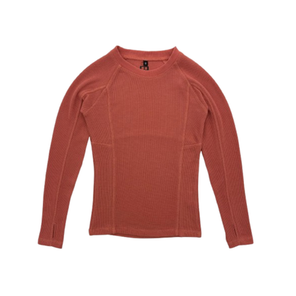 2 Squares  Girls Solid Waffle Top With Cuts - SB5CP7130TS