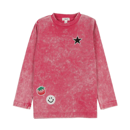 Bonjoy Long Sleeve Patch Tshirt - BTS25004LT