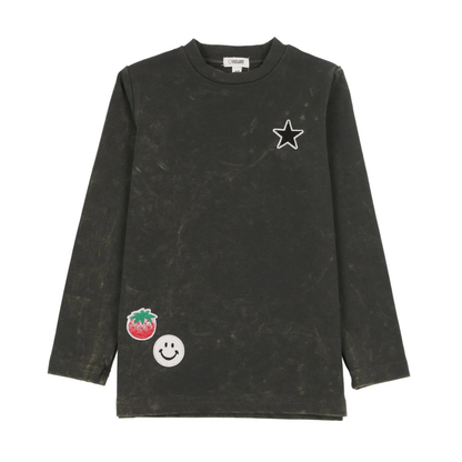 Bonjoy Long Sleeve Patch Tshirt - BTS25004LT