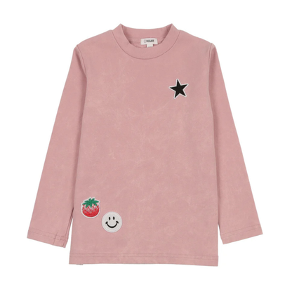 Bonjoy Long Sleeve Patch Tshirt - BTS25004LT
