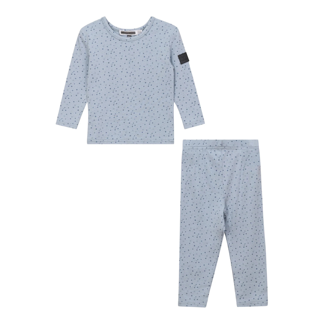 Whipped Cocoa Modal Jersey Top And Legging Set With Star Print - SB5CY2550E