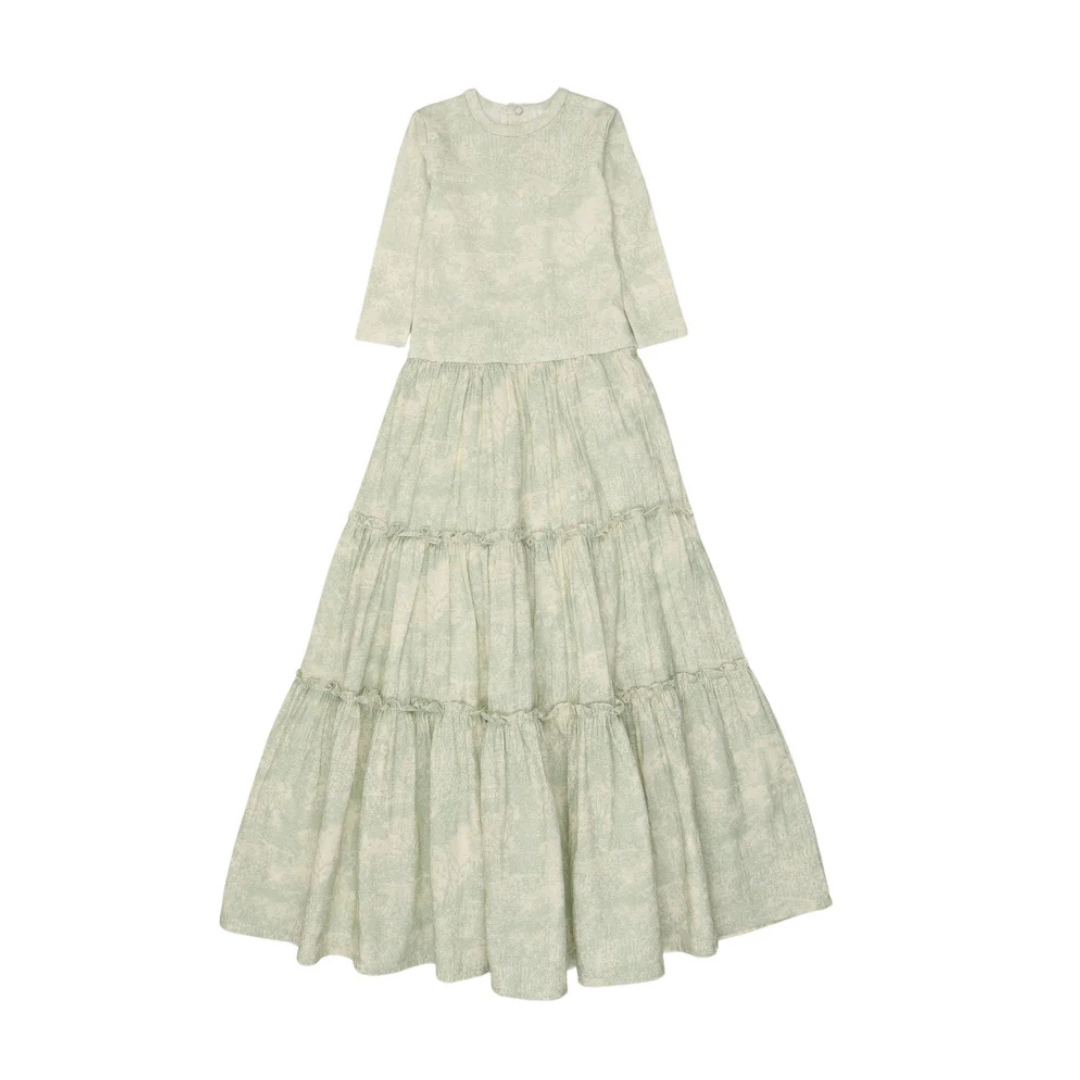 Bonjoy Toile 3/4 Sleeve Robe - BTS25011LD
