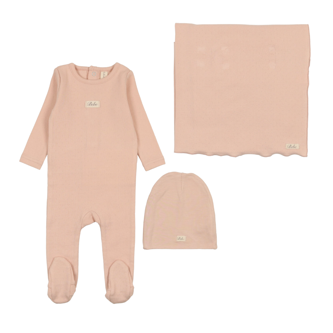 Lilette Pointelle Bebe Layette Set - PBLS-SHLP