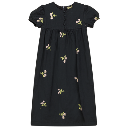 Seal Girls Woven Embroidered Floral Robe 3/4 Sleeve - SB5CY2637