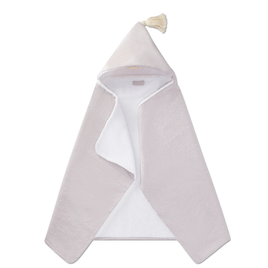 MiniMoi Striped Hooded Towel - Ilr08887