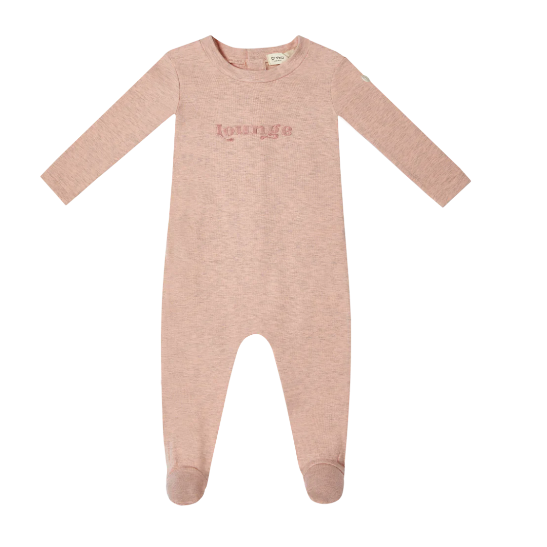 Crew Heathered Romper - SG2903