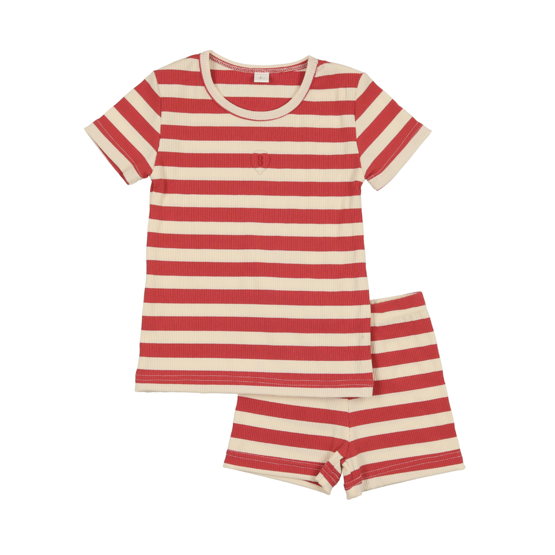 Bonjoy Short Sleeve Stripe Set - SP25095S