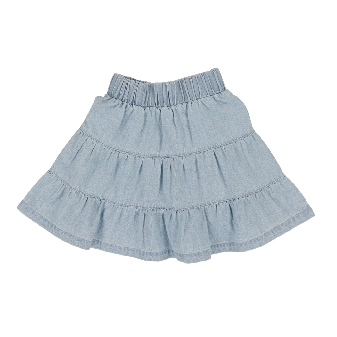 Analogie Tiered Denim Skirt - LWTS-SS25