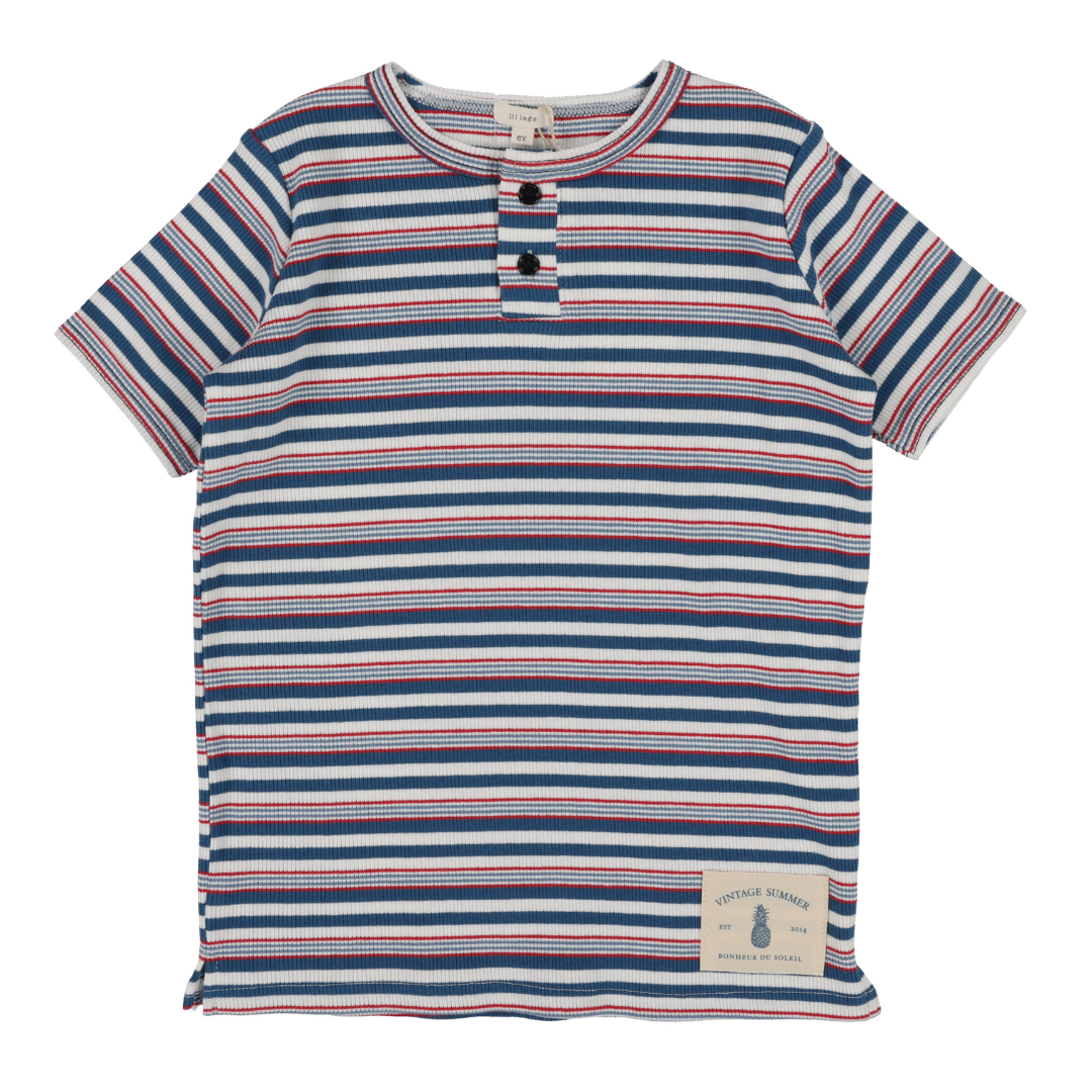 Lil Legs Boys Henley Tee - CBHT-SS25
