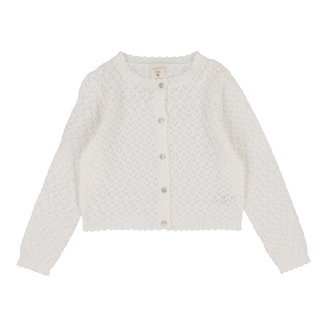 Analogie Knit Pointelle Cardigan - KCPC-SS25