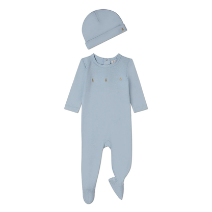 MiniMoi Three Little Bears 2 Pc Footie Set - INA09301