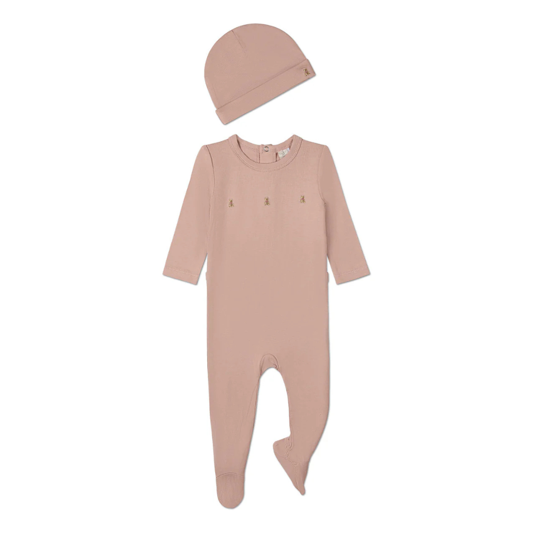 MiniMoi Three Little Bears 2 Pc Footie Set - INA09301