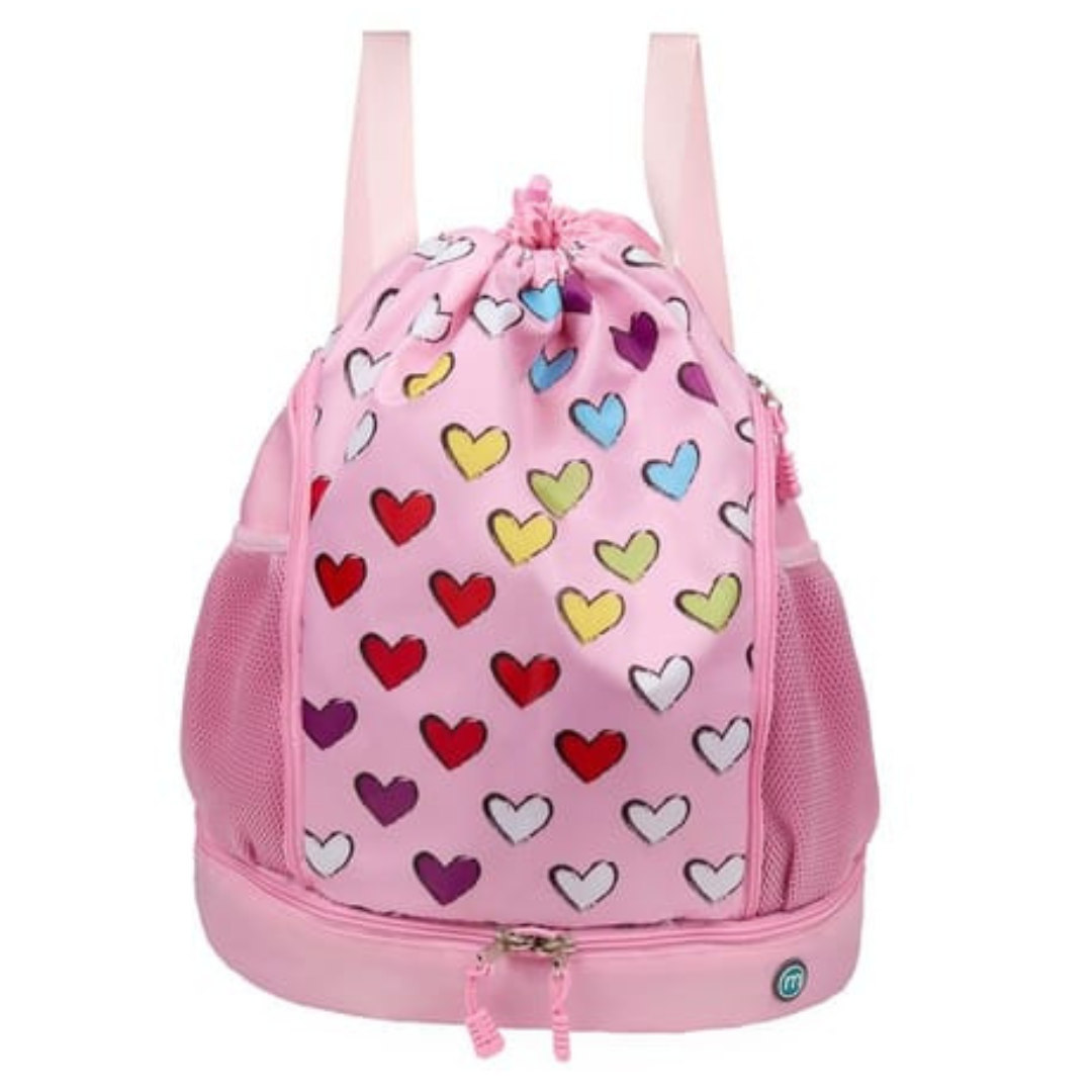 Memoi Multi Color Hearts Bag - MAC-008