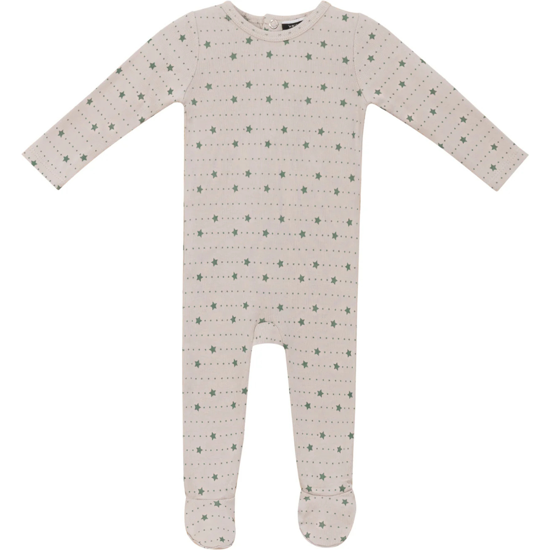 Whipped Cocoa Printed Modal Baby Stretchie - SB5CY2566