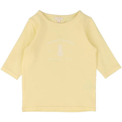 Lil Legs Girls Print Tee Three Quarter Sleeve Tee - CPTQ-SS25