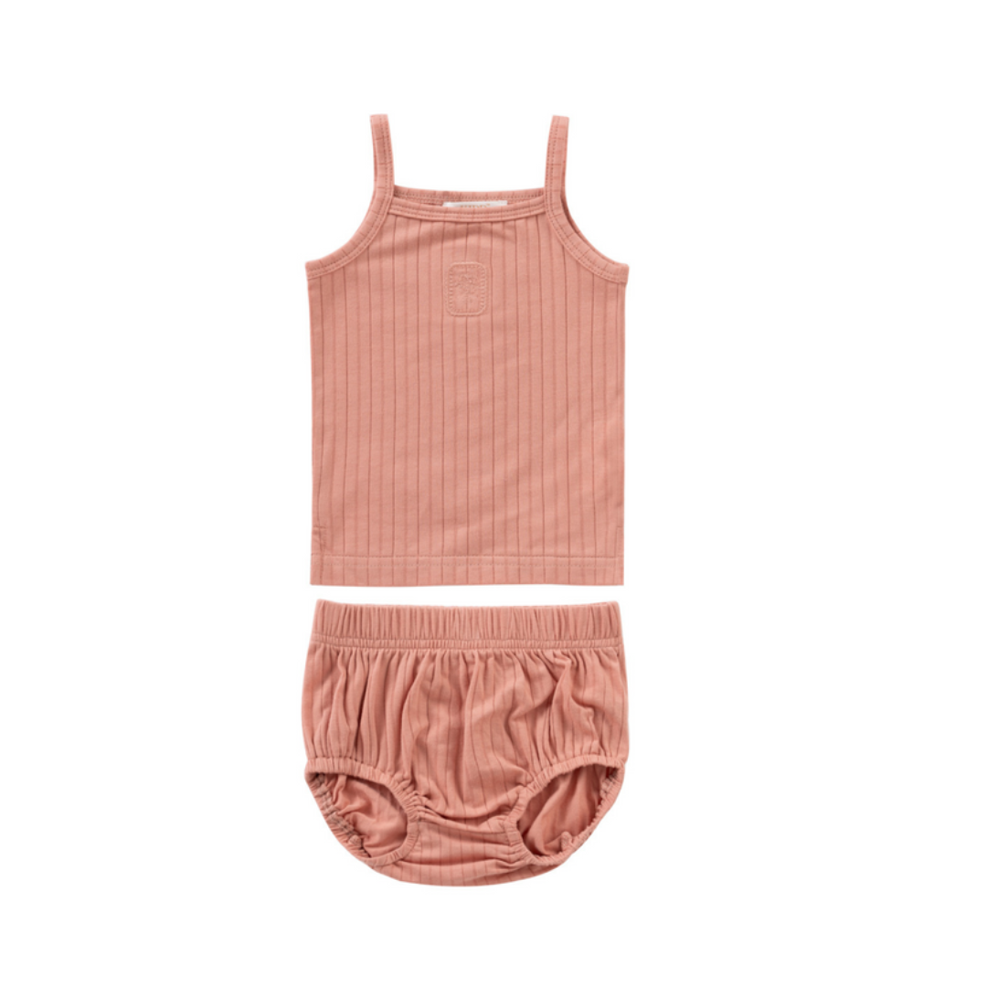 Kipp Embroidered Rib Tank Set - TD3134