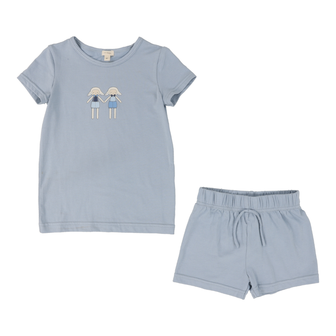 Lil Legs Short Lamb Pajama - LPJS-LL