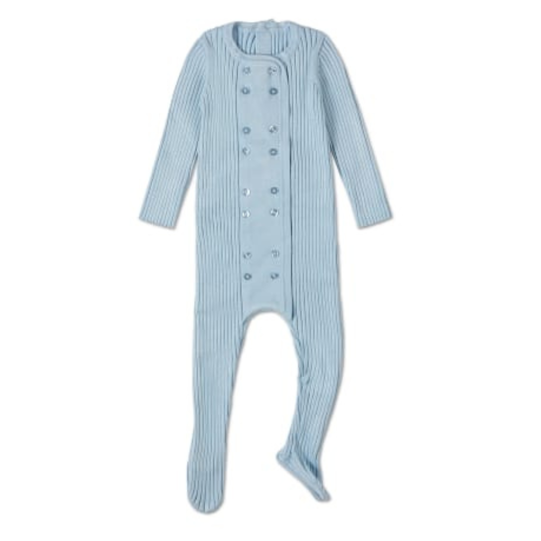 MiniMoi Sweater Rib Footie - IAA09280
