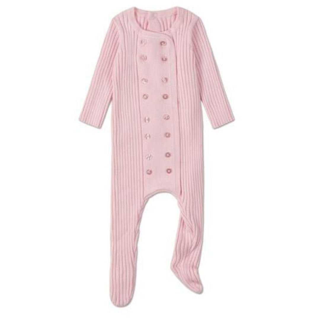 MiniMoi Sweater Rib Footie - IAA09280