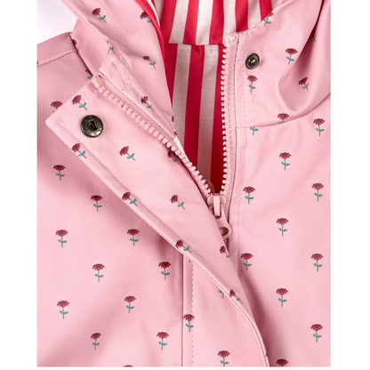 Memoi Flowers In Bloom Lined Kids Raincoat with Pouch - Mka-1000