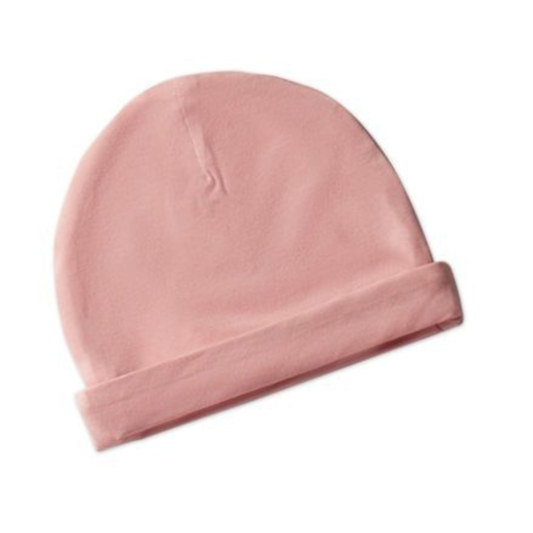 MiniMoi Infant Solid Cotton Beanie - IDT09455