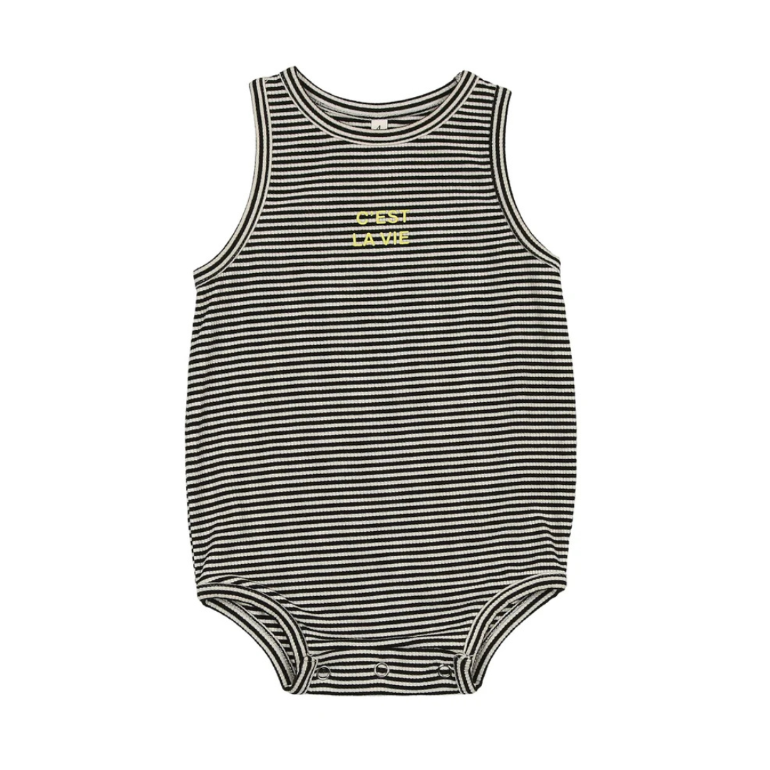 Bonjoy C`est La Vie Baby Boy Romper - BTS25001RB