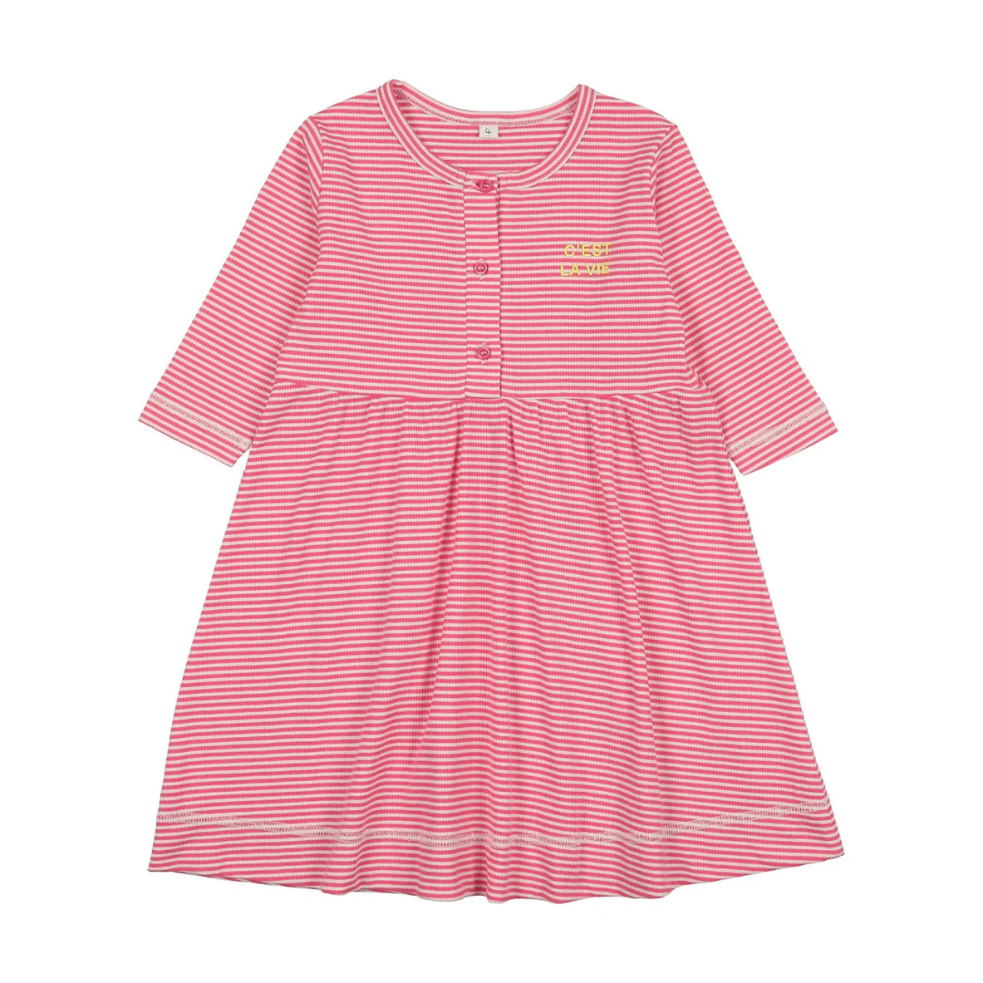 Bonjoy C`est La Vie 3/4 Sleeve Dress - BTS25001LD